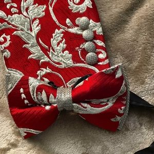 Prom suit Red/Silver